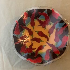Glass art Chile Plate
